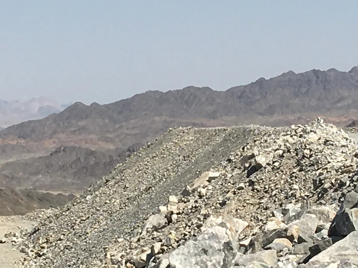 Barren ridges of the Chagai Hills at Saindak near the Afghan border, Chagai District, Balochistan, Pakistan