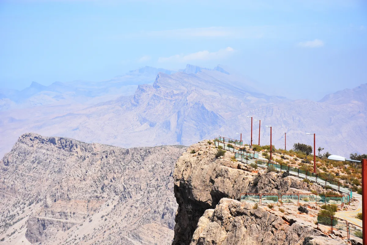 Kirthar Range ridges seen from the Gorakh Hill station viewpoint, Dadu District, Sindh, Pakistan