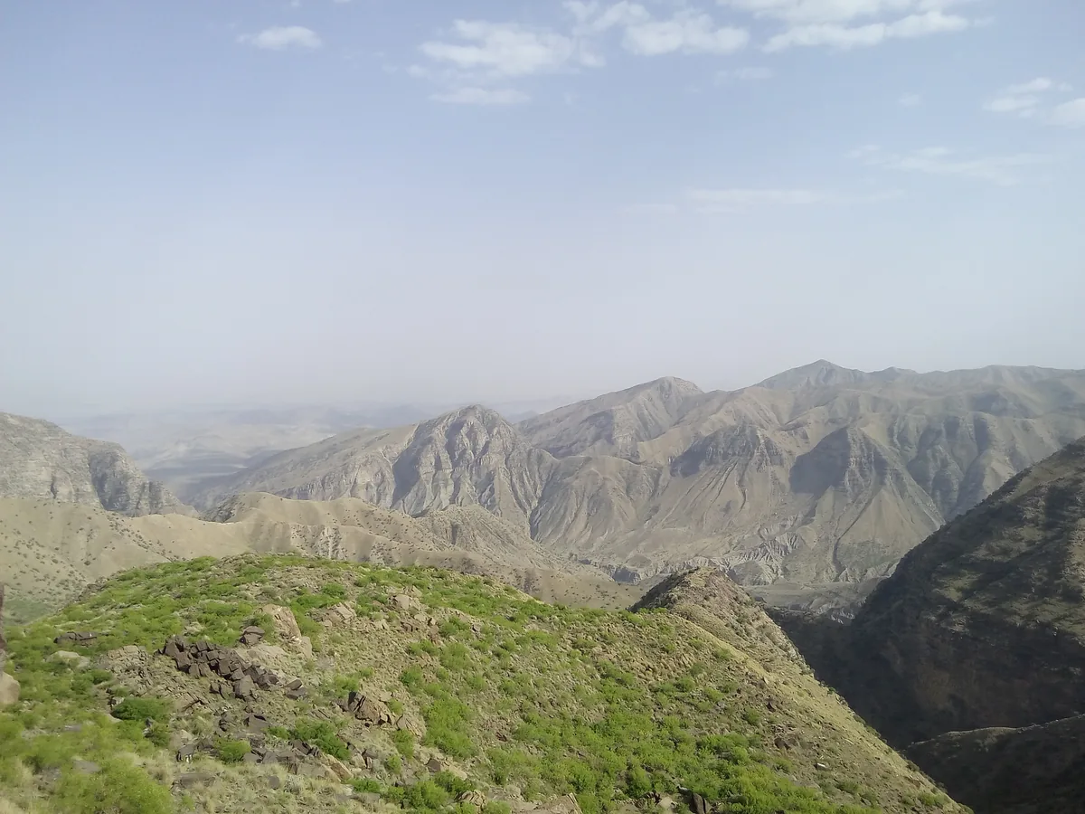 Rugged ridges of the Sulaiman Range around Fort Munro hill station, Dera Ghazi Khan, Punjab, Pakistan