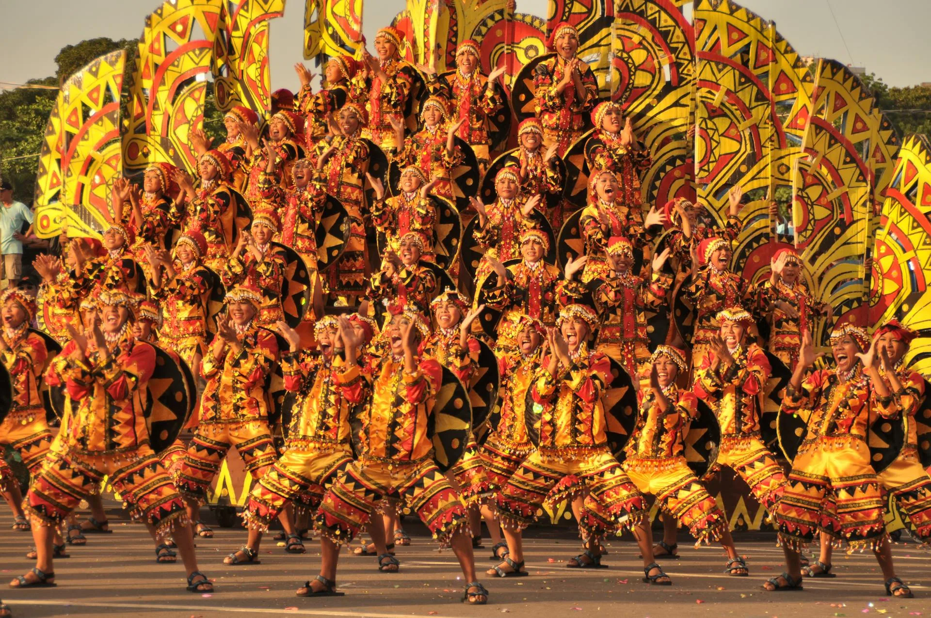 People dancing festival