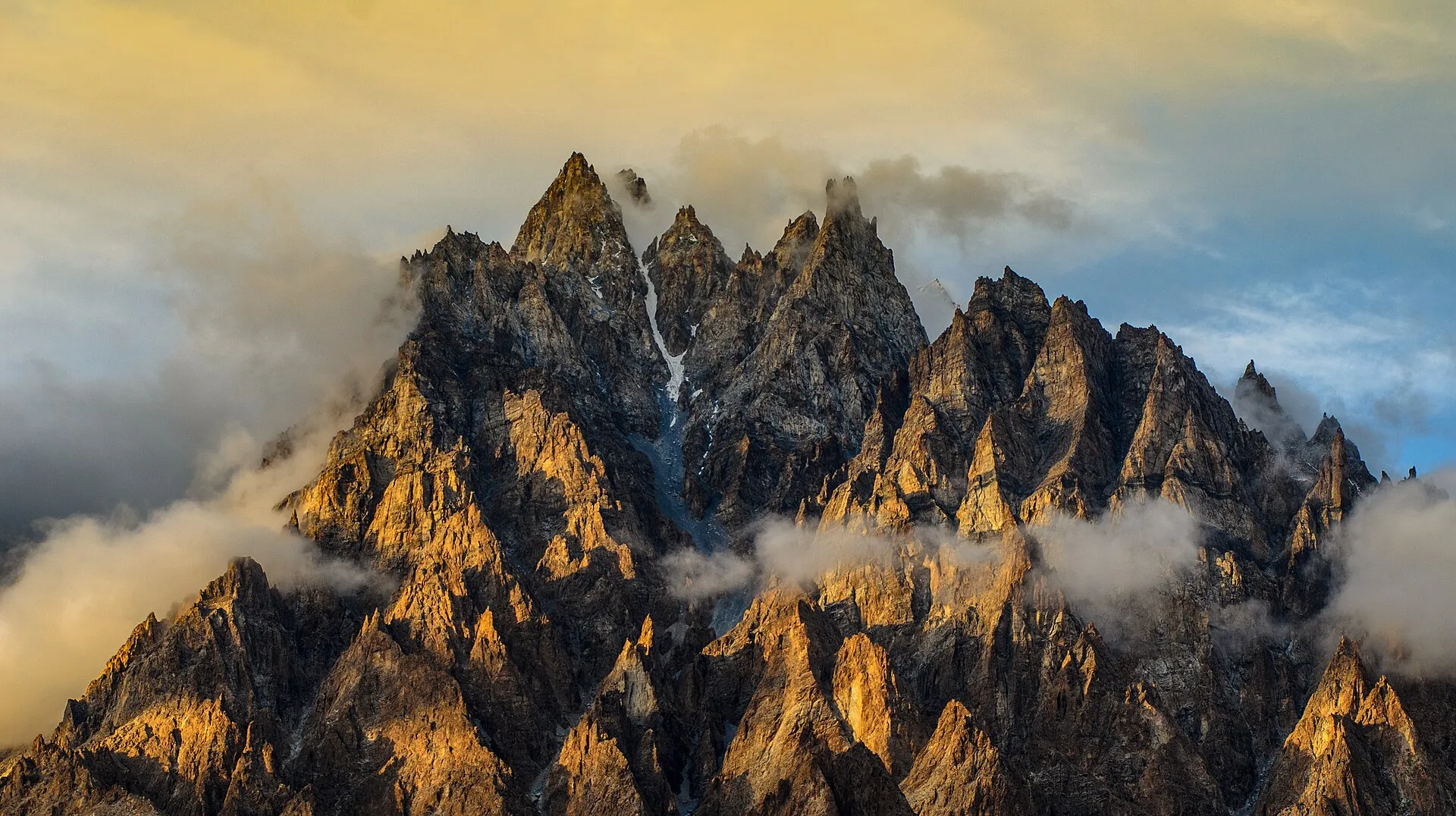 The Passu Cones above the Karakoram Highway in upper Hunza