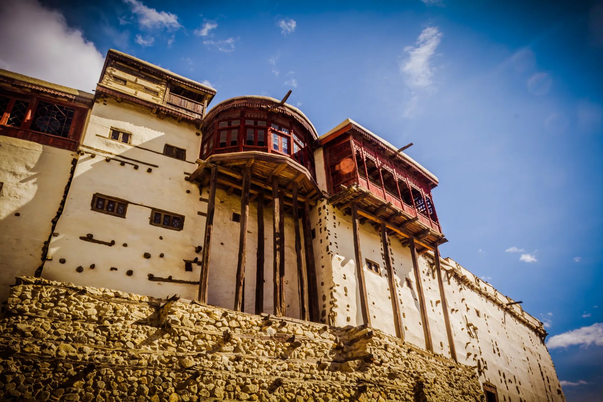 Baltit Fort above Karimabad in the Hunza Valley