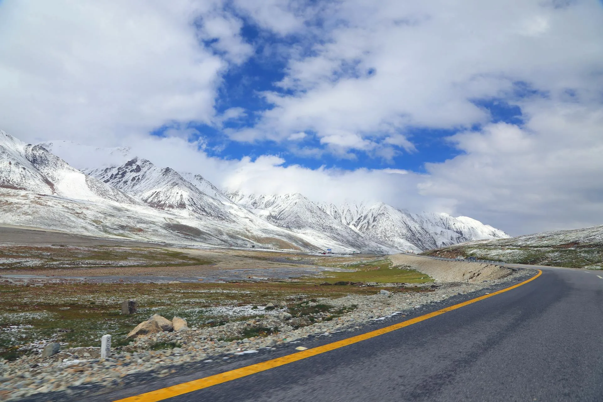 Motorcycle open road