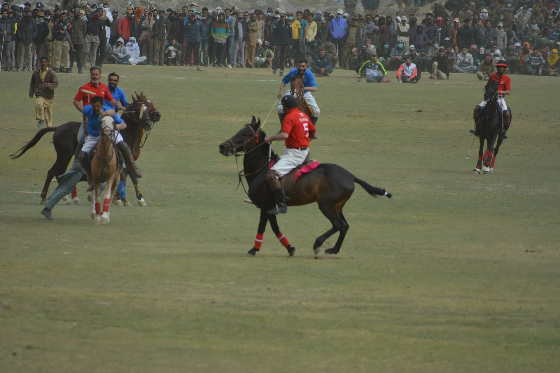A polo match at the Shandur Polo Festival