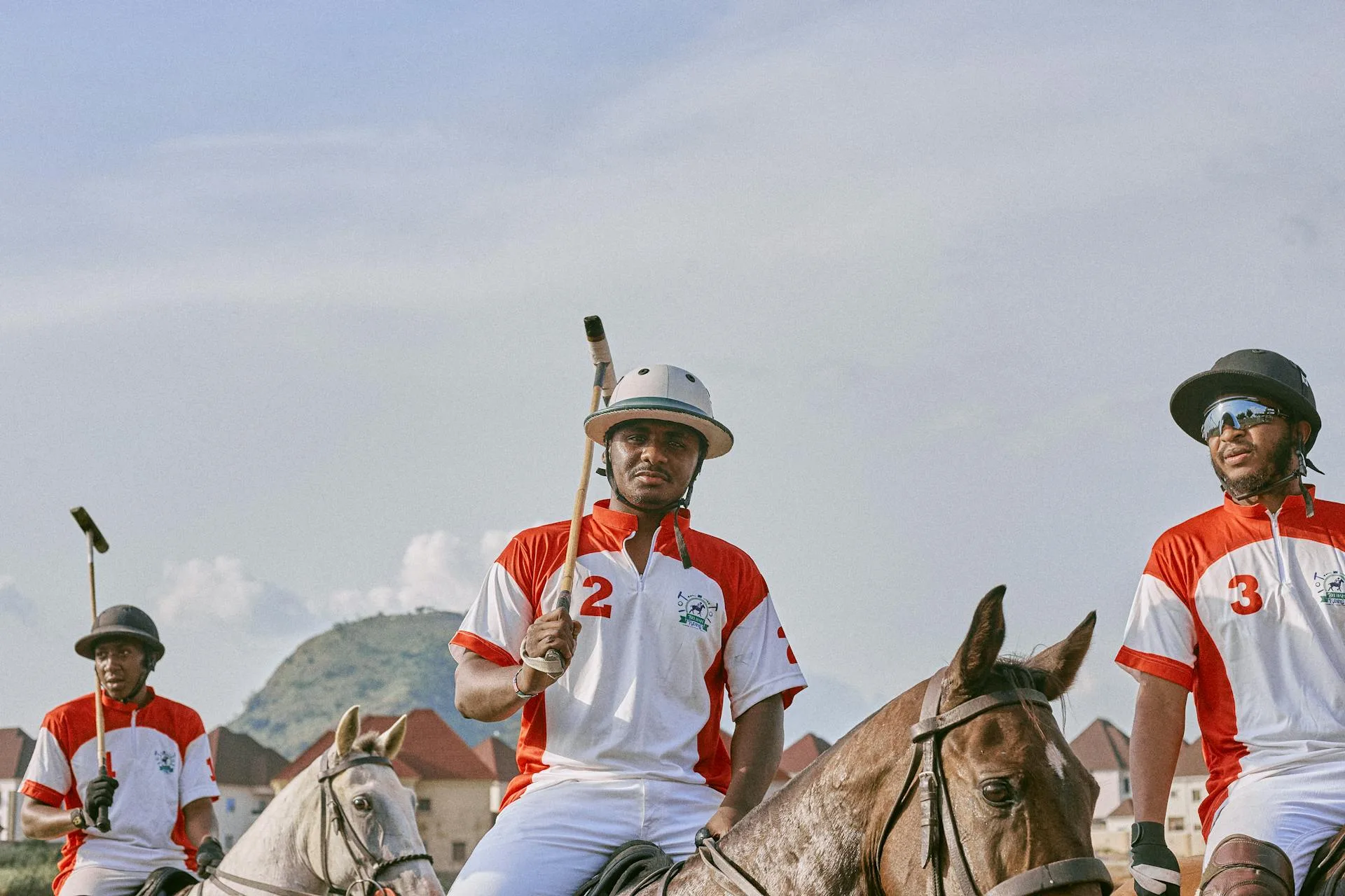 Rider galloping horse