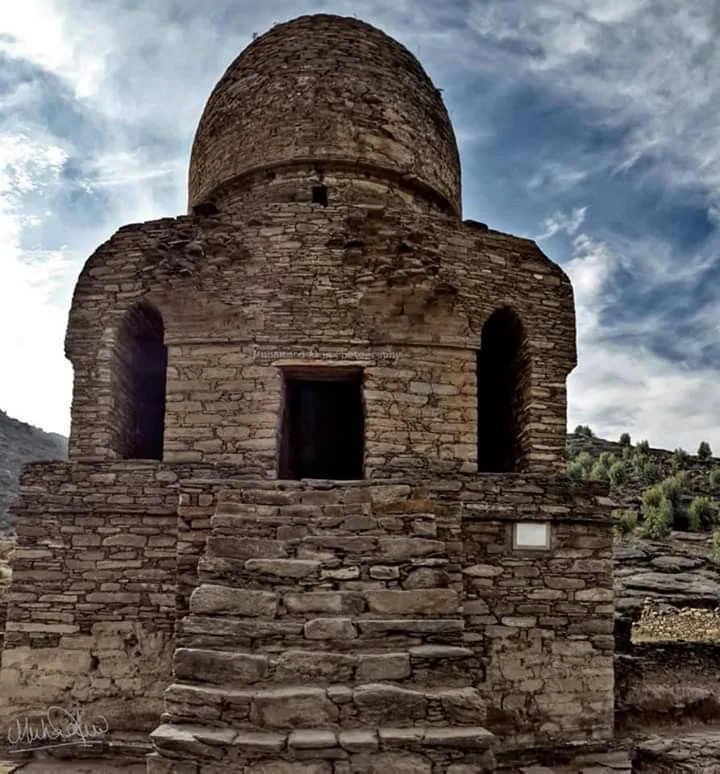 A Gandhara-era Buddhist stupa in the Swat Valley