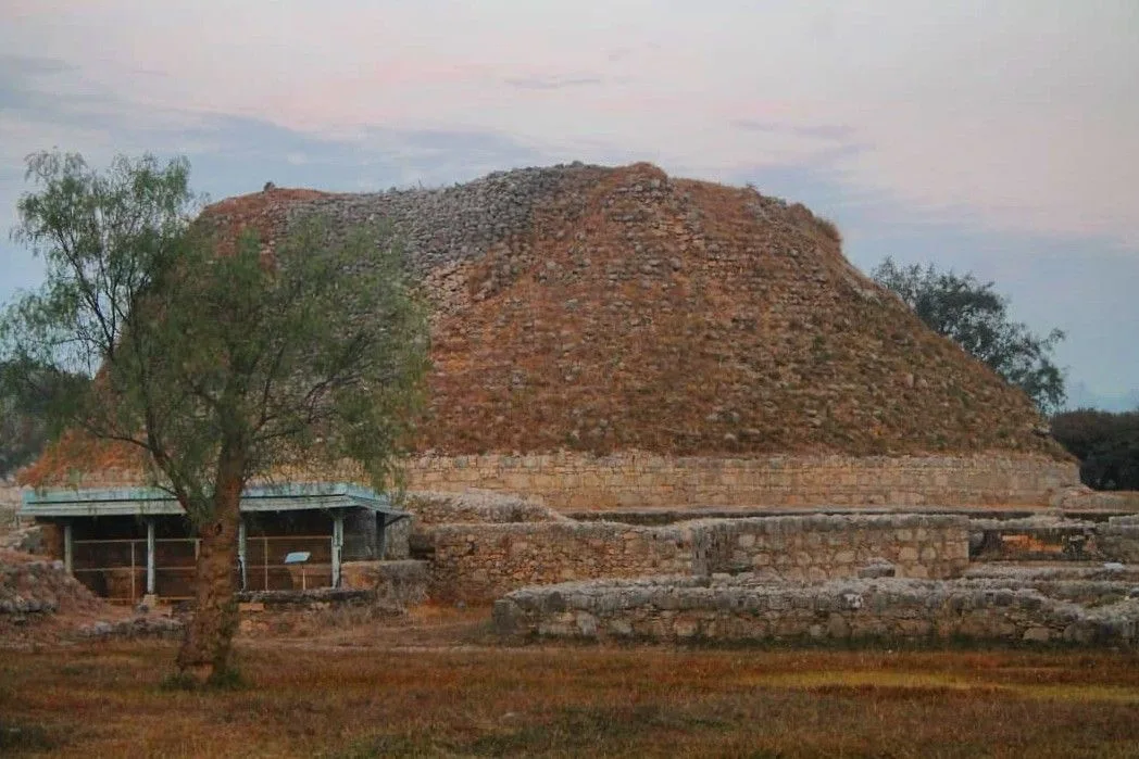 A Gandhara-era Buddhist stupa at Taxila